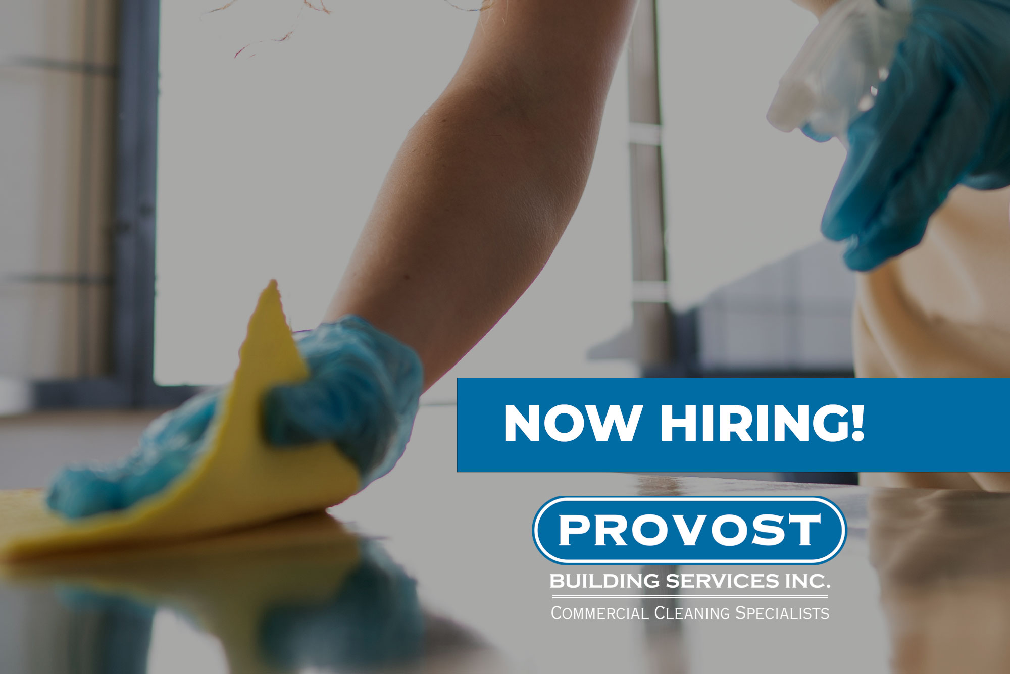 Now Hiring Provost Building Services Provost Clean